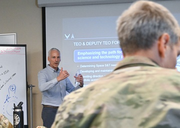 New York Air Guard space operators share best practices with Brazilian counterparts