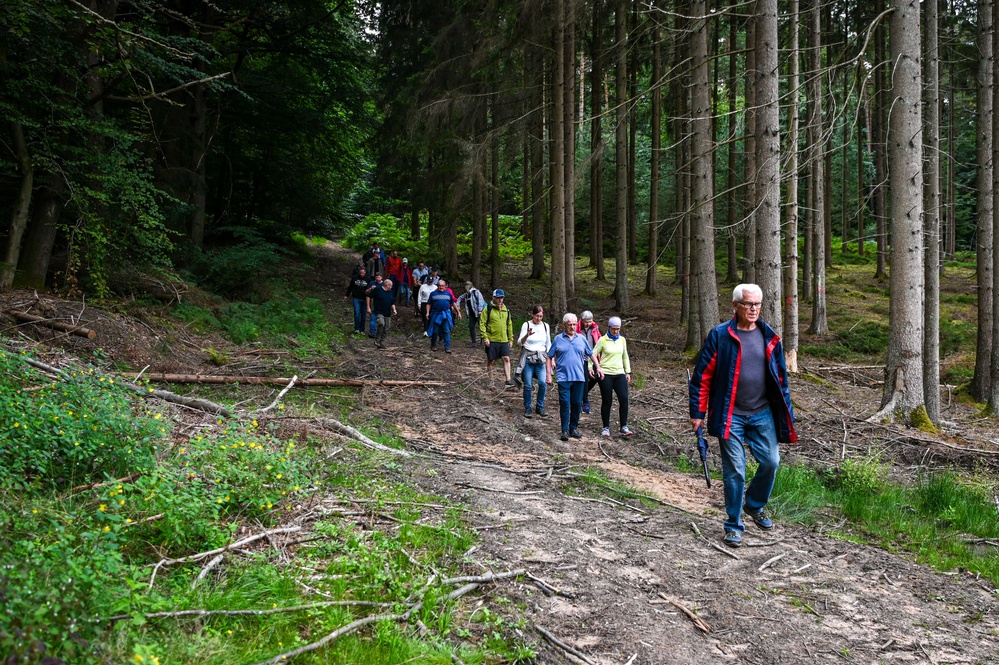 Binsfeld Forest Walk Strengthens U.S. - German Partnerships