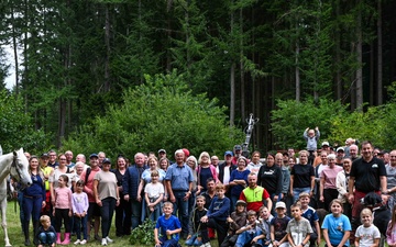 Binsfeld Forest Walk Strengthens U.S. - German Partnerships