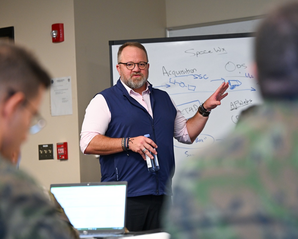 New York Air Guard space operators share best practices with Brazilian counterparts