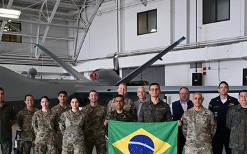 New York Air Guard space operators share best practices with Brazilian counterparts