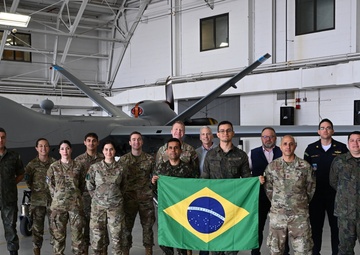 New York Air Guard space operators share best practices with Brazilian counterparts