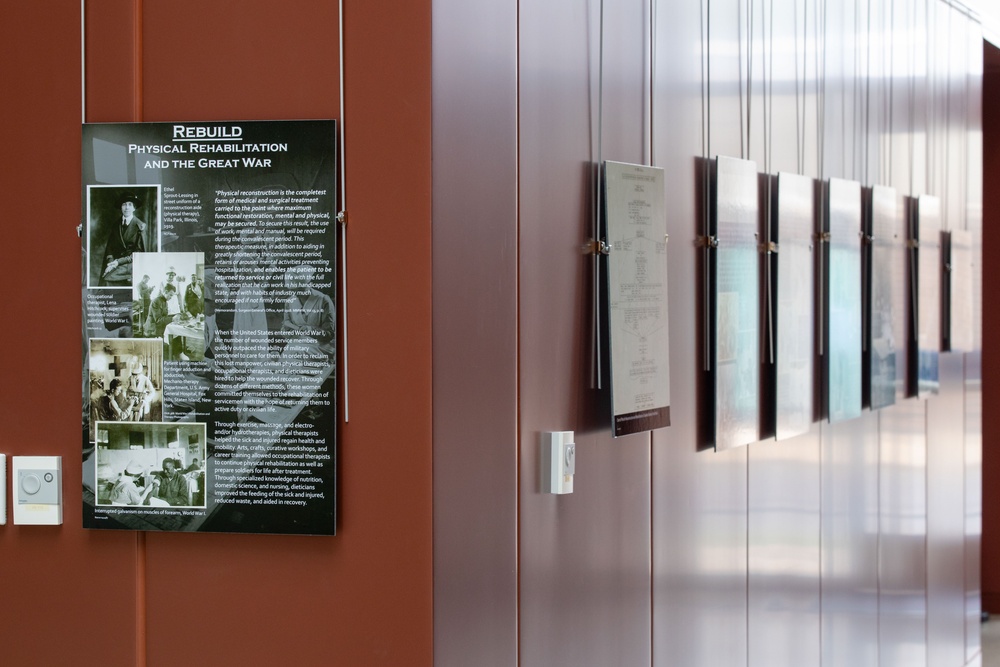 NMHM Hallway Exhibit: World War I Rehabilitation