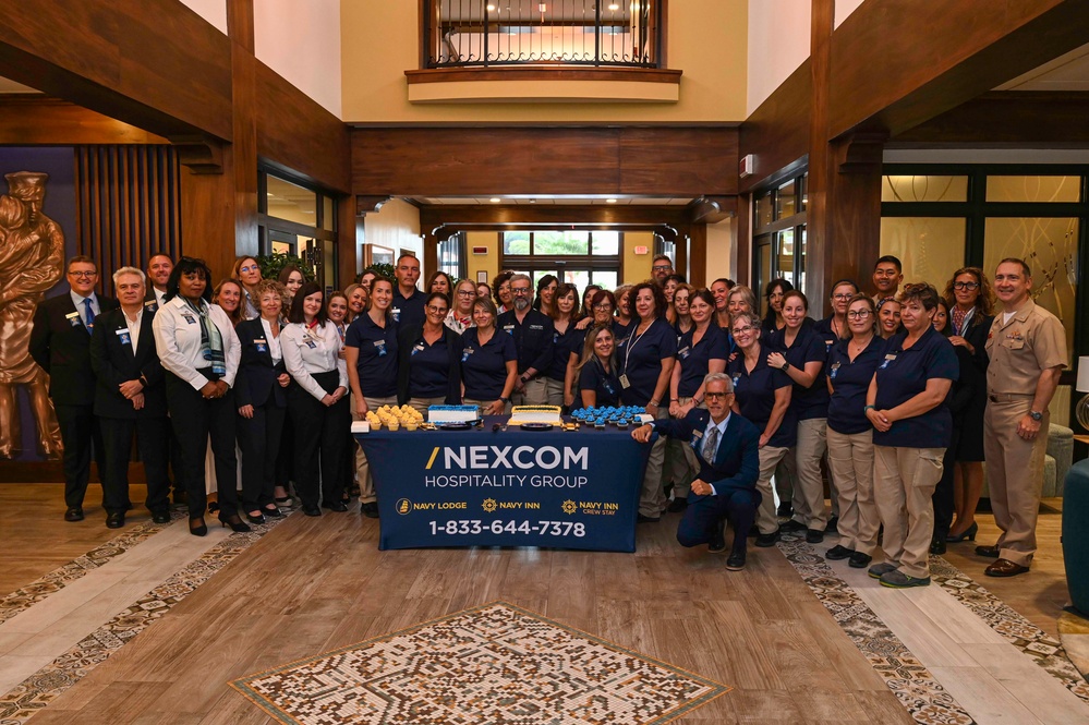 NAVSTA Rota Navy Lodge presented the Edward E. Carlson award by Navy Exchange Service Command (NEXCOM)