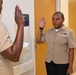 Re-enlistment ceremony at NH Jacksonville