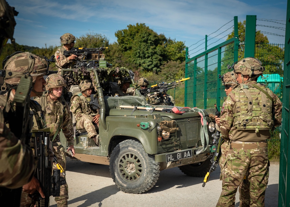 Resupply Battalions Interact with Civilians in Simulated Training Exercise