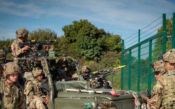 Resupply Battalions Interact with Civilians in Simulated Training Exercise