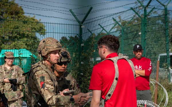 Resupply Battalions Interact with Civilians in Simulated Training Exercise