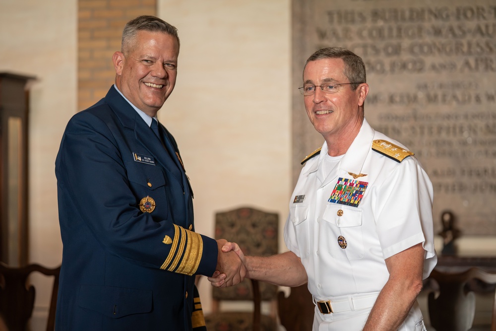 U.S. Coast Guard Speaks at Naval War College's Coast Guard Birthday Celebration