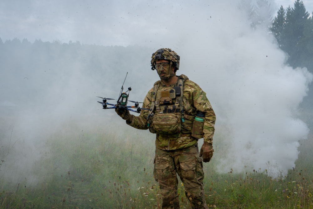 2CR Drone Reconnaissance Operations at Saber Junction 25