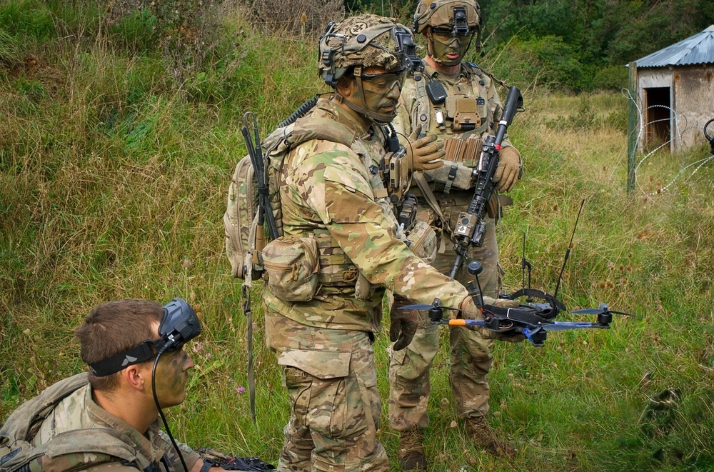 2CR Drone Reconnaissance Operations at Saber Junction 25