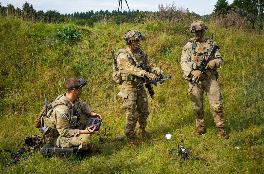 2CR Drone Reconnaissance Operations at Saber Junction 25
