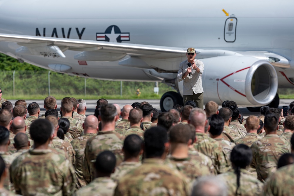 Secretary of War visits the 156th Wing