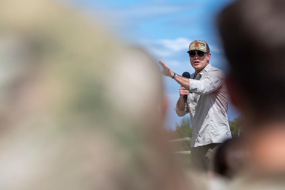 Secretary of War visits the 156th Wing