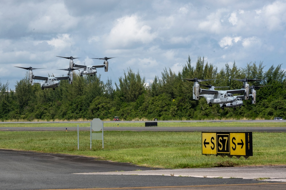 Secretary of War visits the 156th Wing