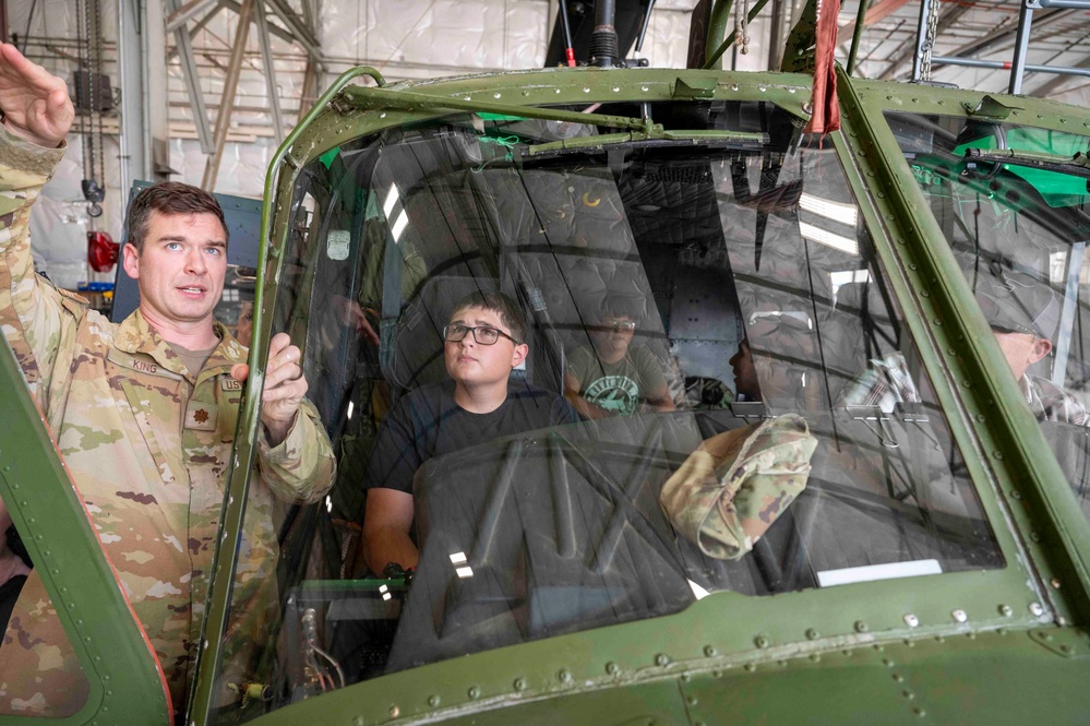 Rescue to reunion: Teen tours squadron that saved his life