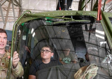 Rescue to reunion: Teen tours squadron that saved his life