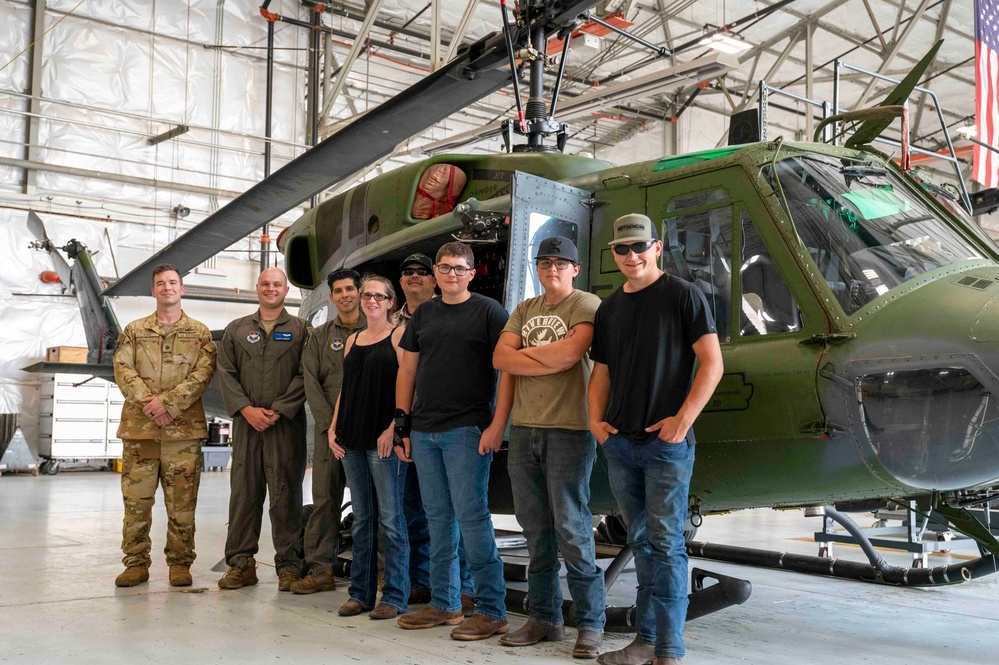 Rescue to reunion: Teen tours squadron that saved his life