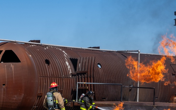 Team Travis partners with SFO firefighters in live-fire training