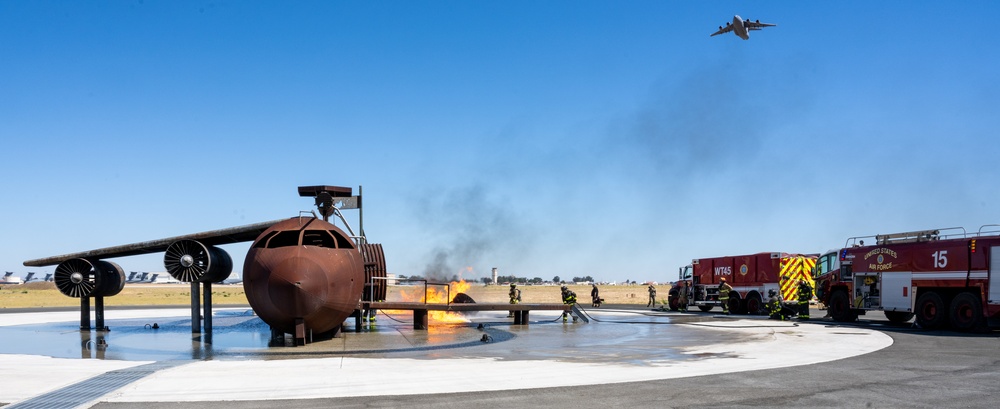 Team Travis partners with SFO firefighters in live-fire training