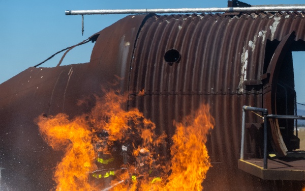 Team Travis partners with SFO firefighters in live-fire training