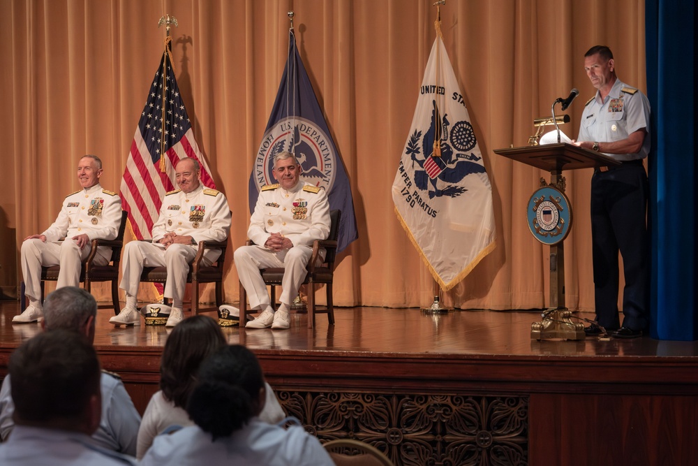 Coast Guard Rear Adm. Michael Day retires after 38 years of service