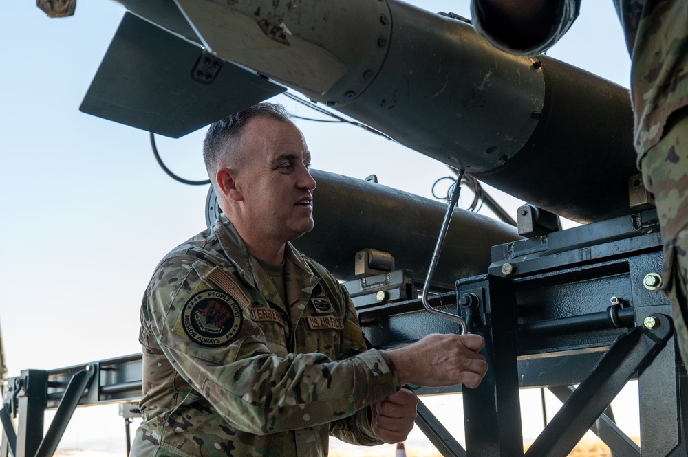 ACC command team visits Beale AFB
