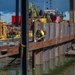 Driving Steel Sheet Piles in Vermilion Harbor