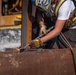 Driving Steel Sheet Piles in Vermilion Harbor