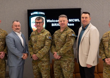 Australian Army Brigadier Sean Parkes Visits MCWL
