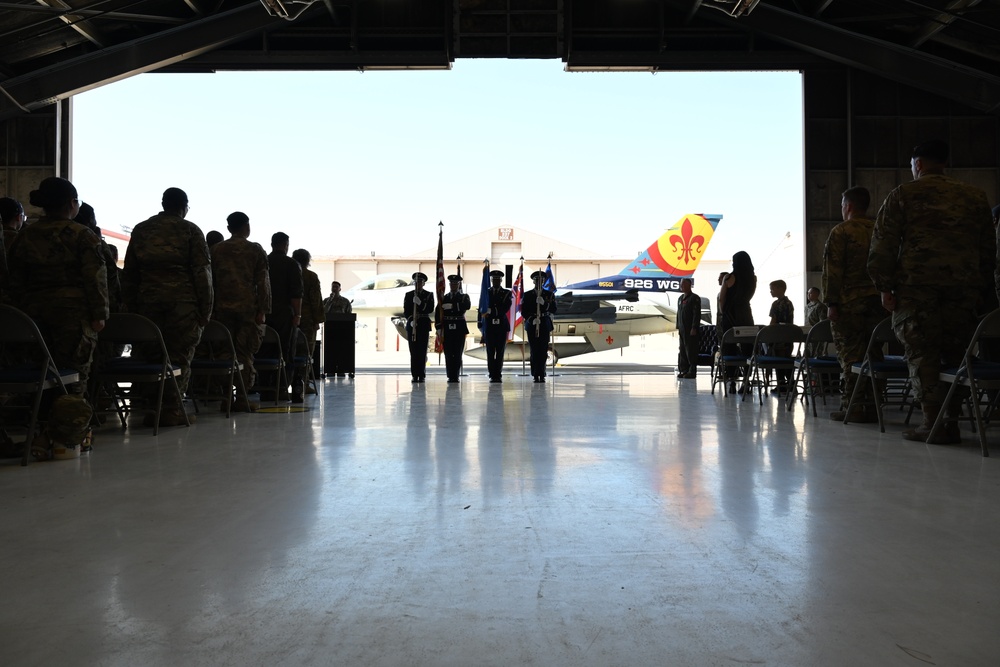 926th FSS Assumption of Command Ceremony