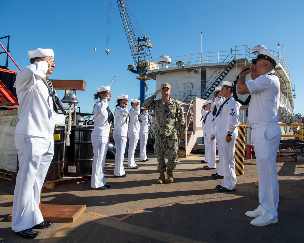 VCNO Adm. Jim Kilby Visits USS Halsey (DDG 97)