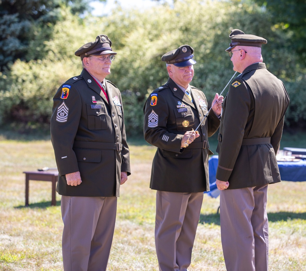 Vermont Army National Guard State Sergeant Major Retires