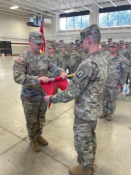 824th and 106th Engineer Detachments inactivation ceremony