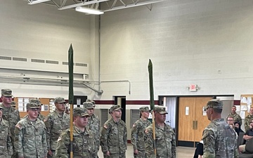 824th and 106th Engineer Detachments inactivation ceremony