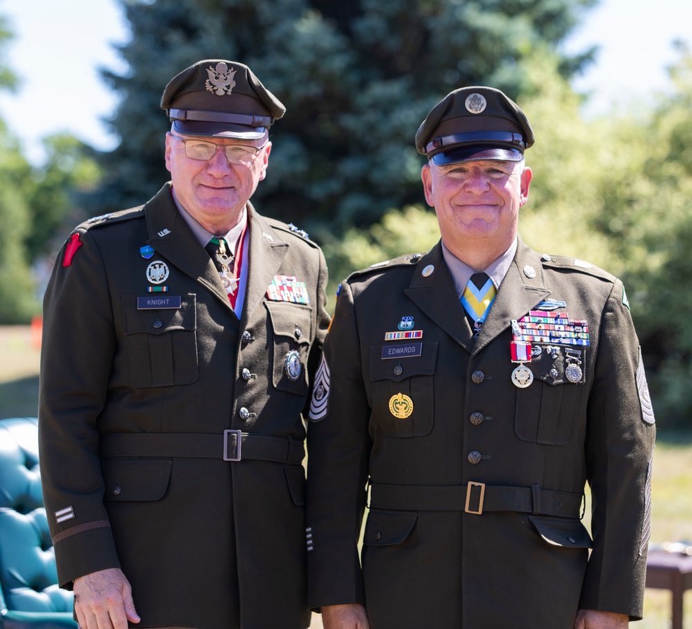 Vermont Army National Guard State Sergeant Major Retires