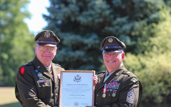 Vermont Army National Guard Bids Farewell to State Command Sergeant Major
