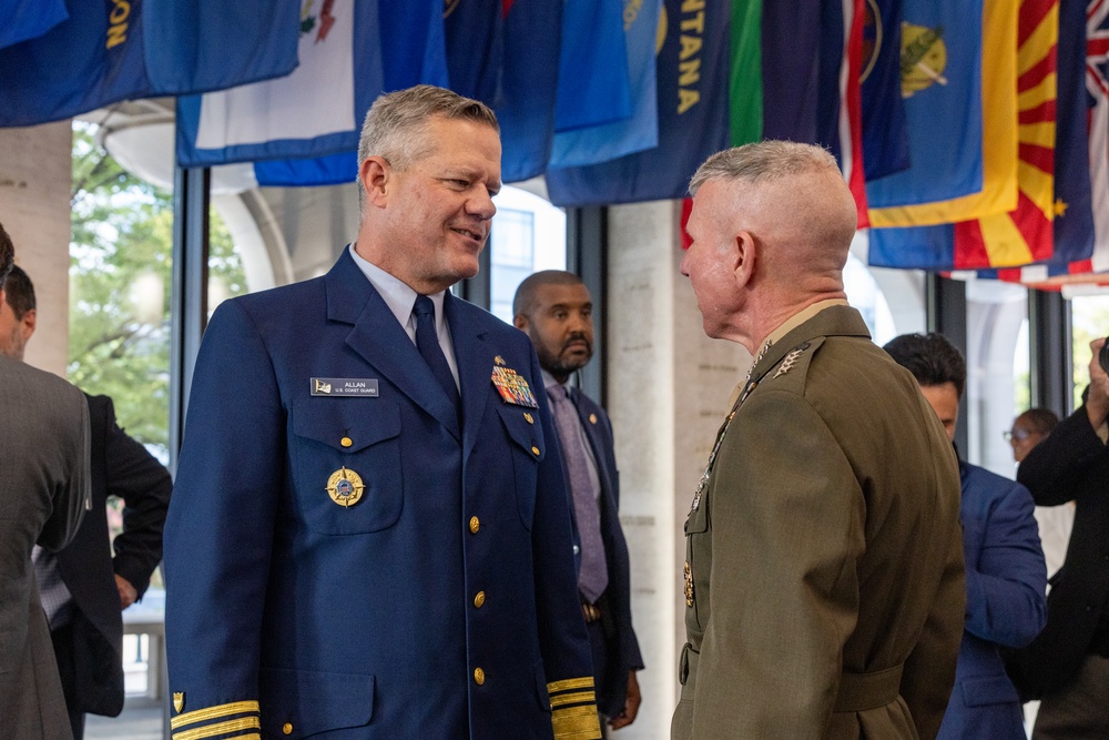 Commandant of the Marine Corps, Gen. Eric M. Smith attends Congressional Sea Service Award Ceremony