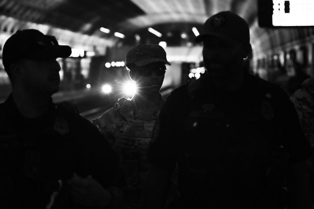 JTF - DC patrols with Metro Transit Police partners