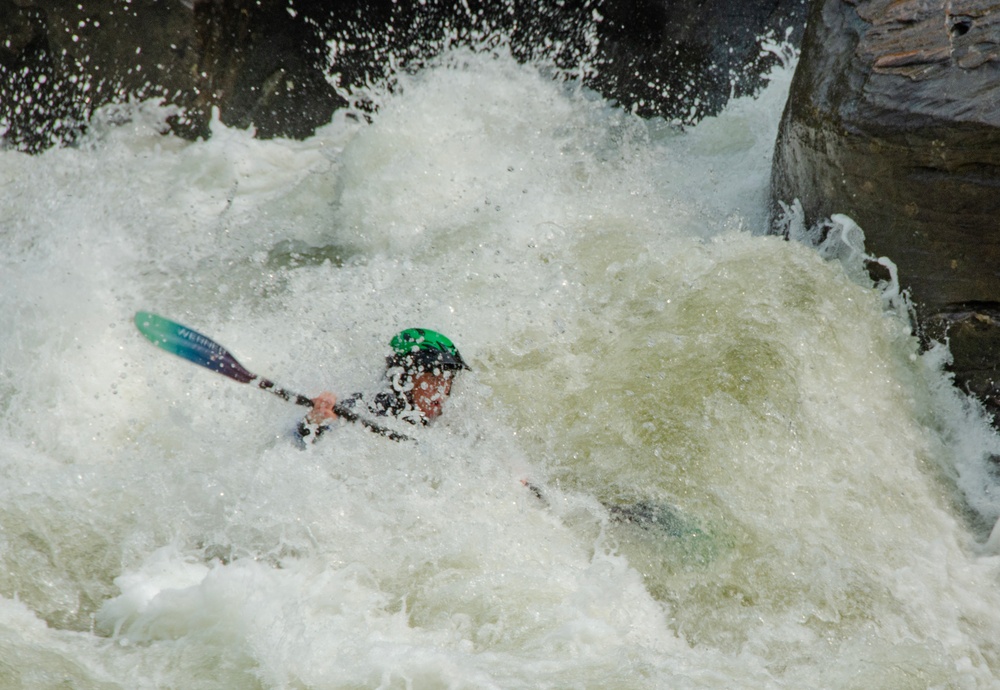 Thrill seekers take on rapids