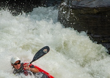 Thrill seekers take on rapids