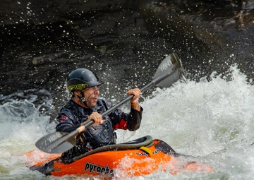 Thrill seekers take on rapids