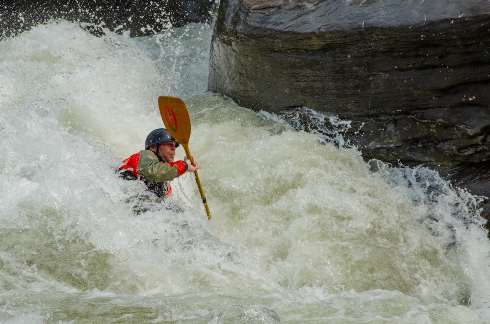 Thrill seekers take on rapids