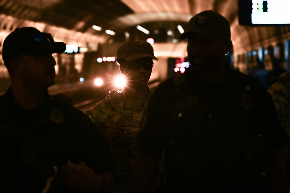 JTF - DC patrols with Metro Transit Police partners
