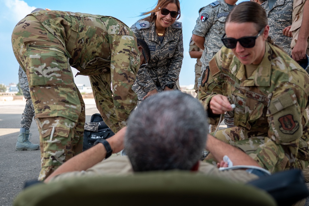 BRIGHT STAR 25: USAF, USN and EAF Aeromedical Evacuation and CCATT skill exchange