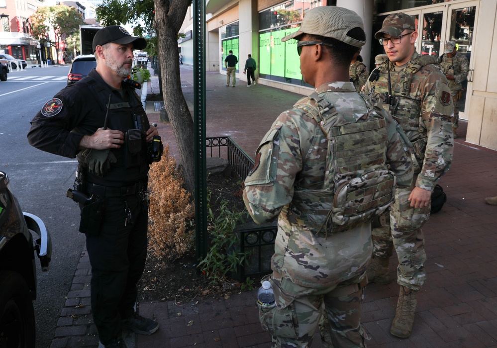 JTF - DC patrols with Metro Transit Police partners