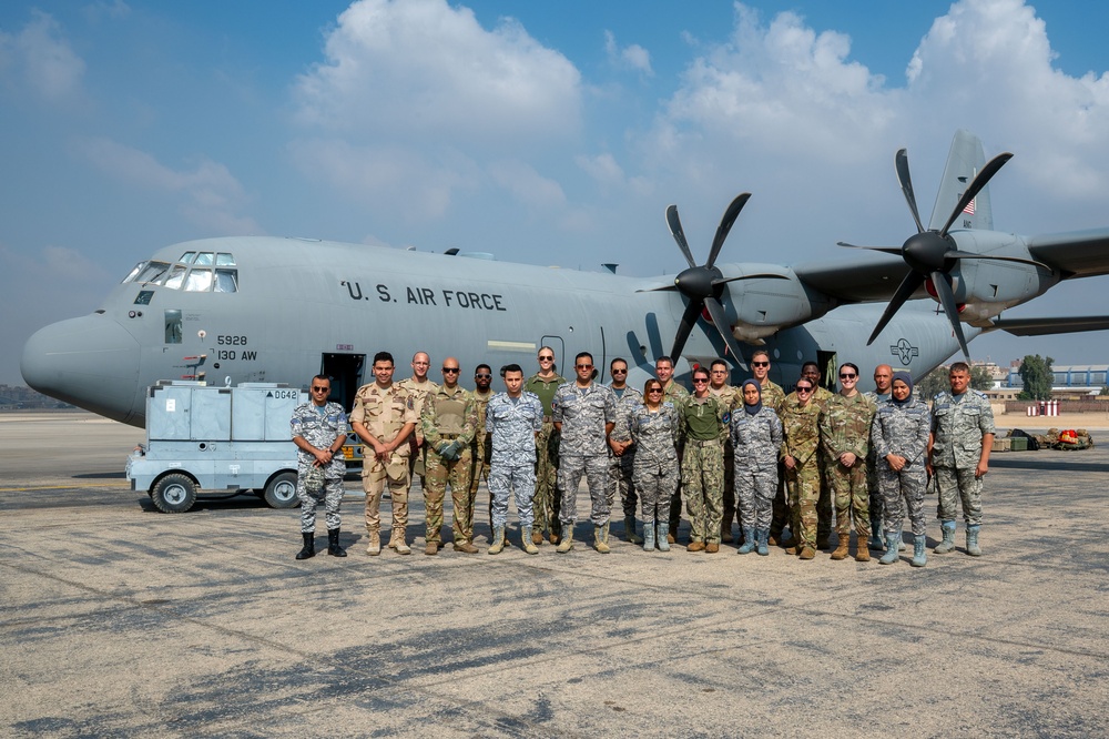 BRIGHT STAR 25: USAF, USN and EAF Aeromedical Evacuation and CCATT skill exchange