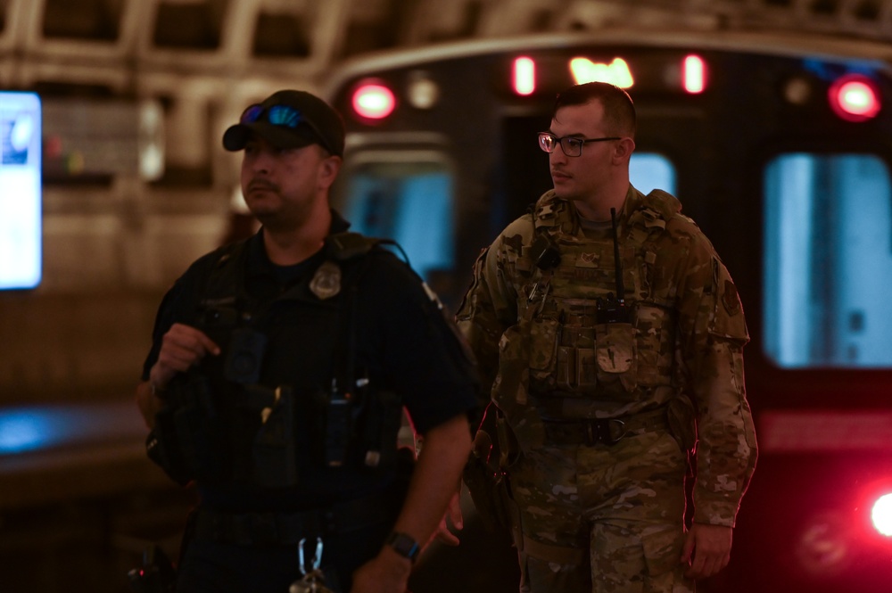 JTF - DC patrols with Metro Transit Police partners