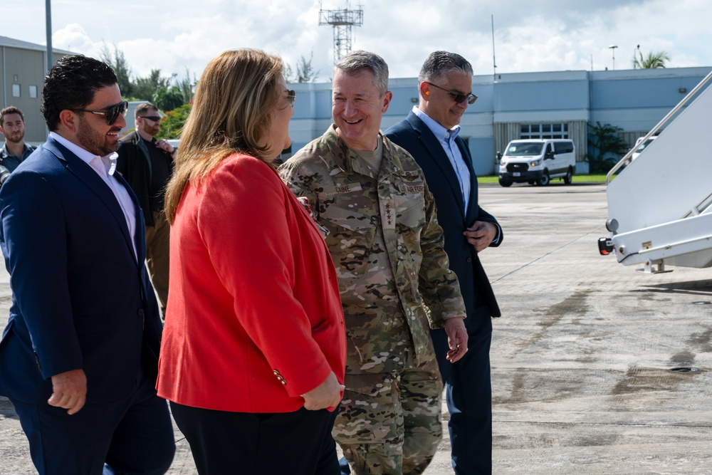 Secretary of War visits the 156th Wing