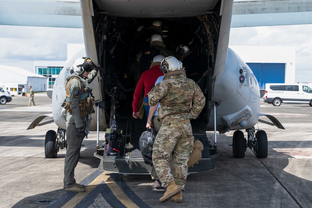 Secretary of War visits the 156th Wing